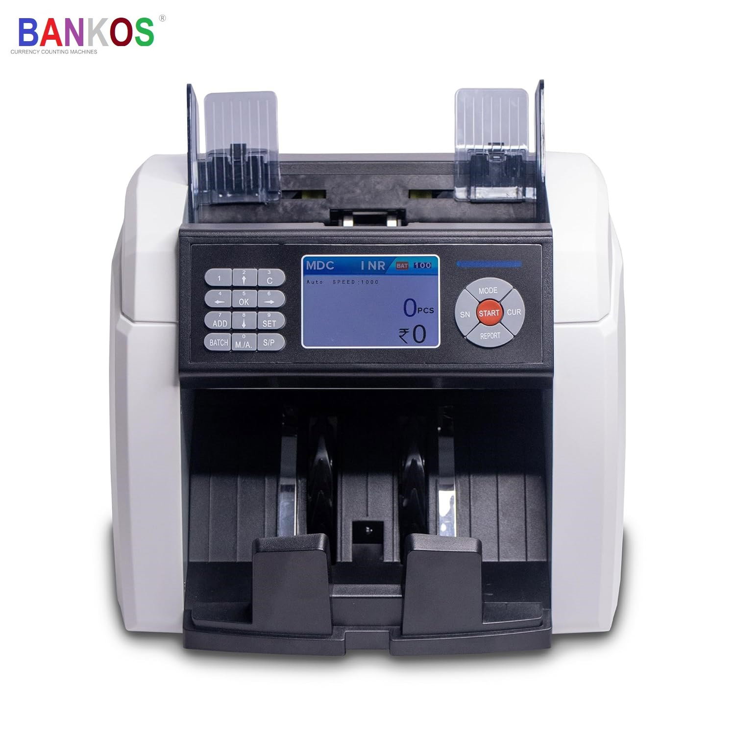 Bankos- IS9i Ultra - Dual CIS Mix Value Currency Counting Machine Image 