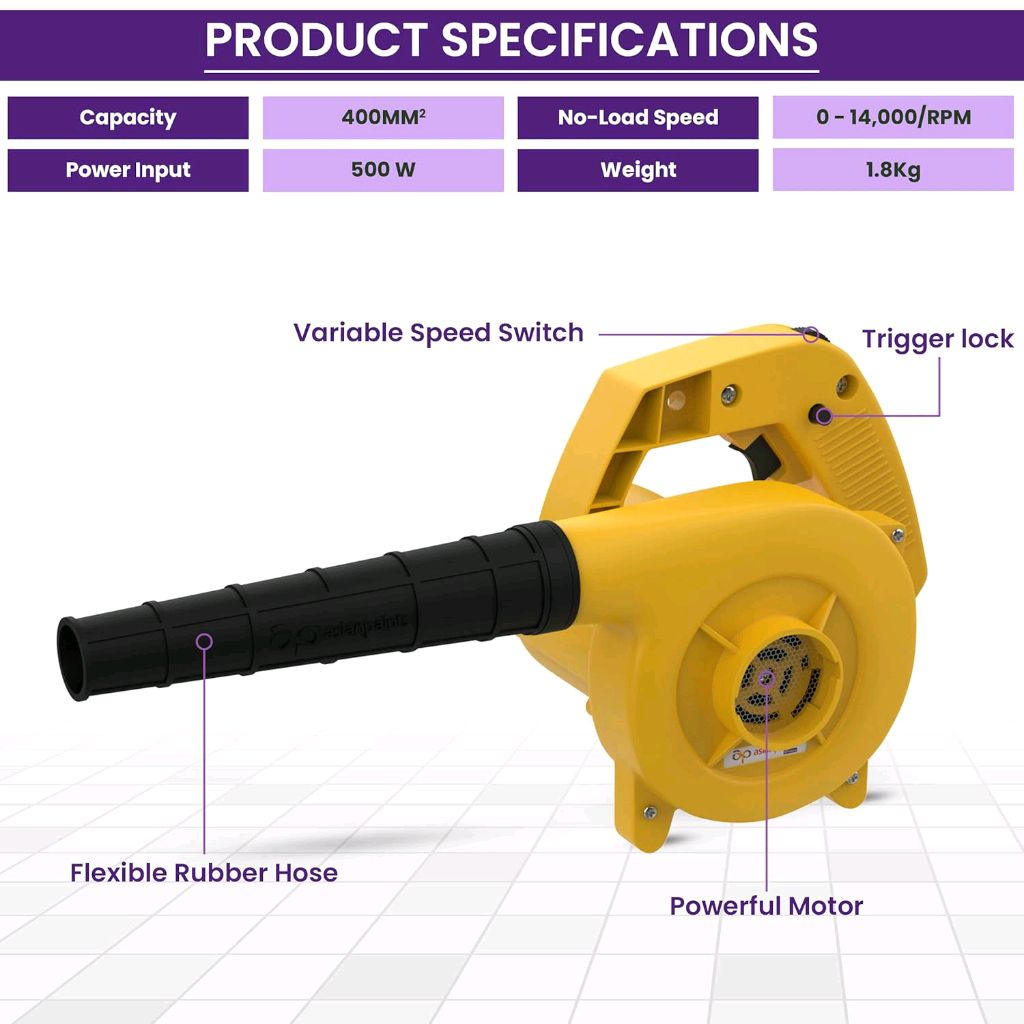 GBL 650 Professional Blower - 16000 RPM, 650W Image 