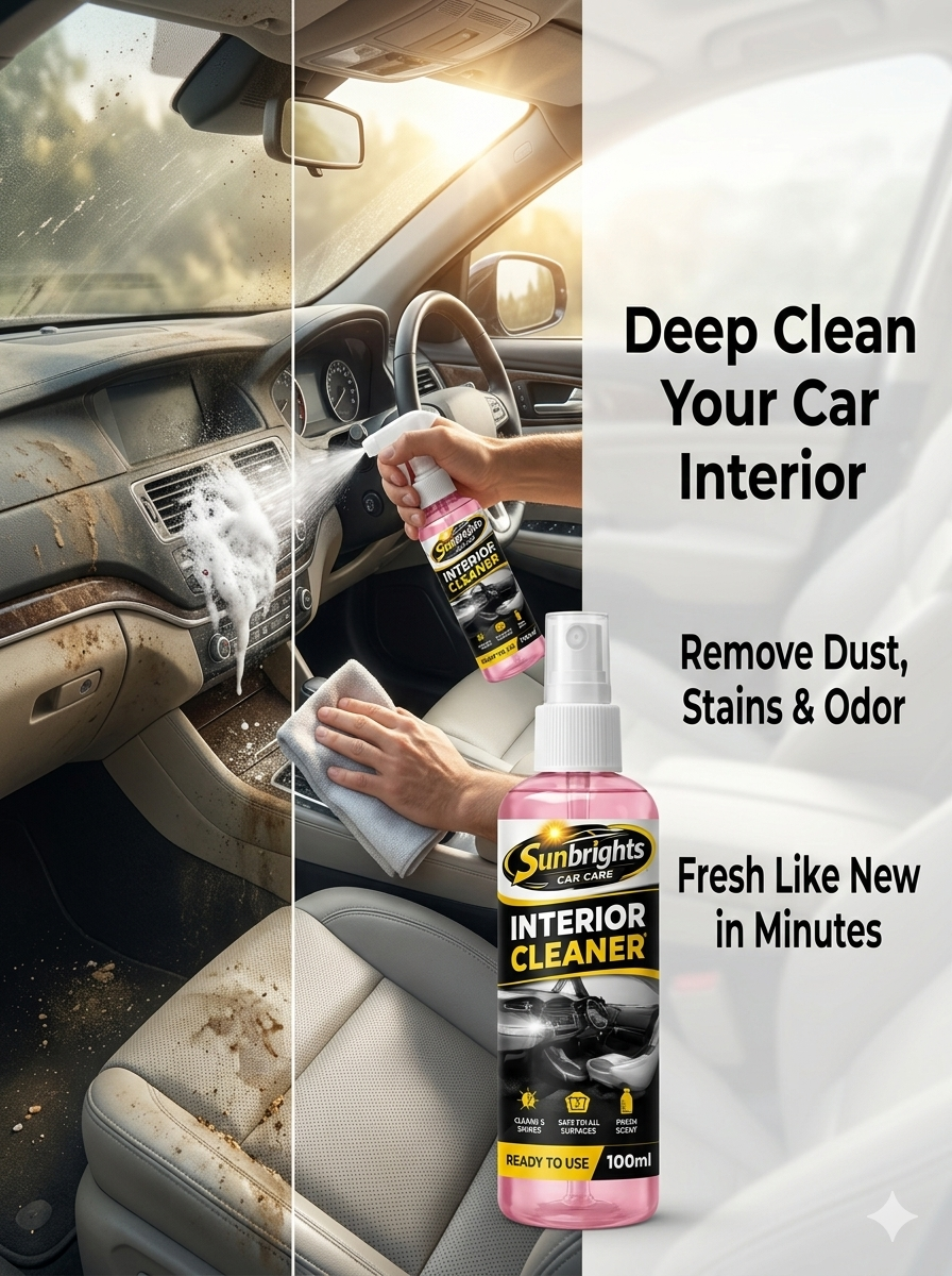 Car Interior Cleaner – Remove Dirt & Restore Shine Instantly Image 