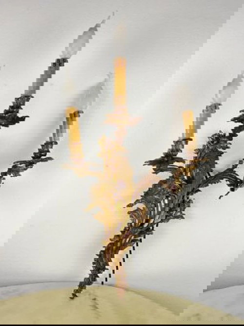 Antique Style Brass Chandelier – Timeless Luxury Ceiling Light