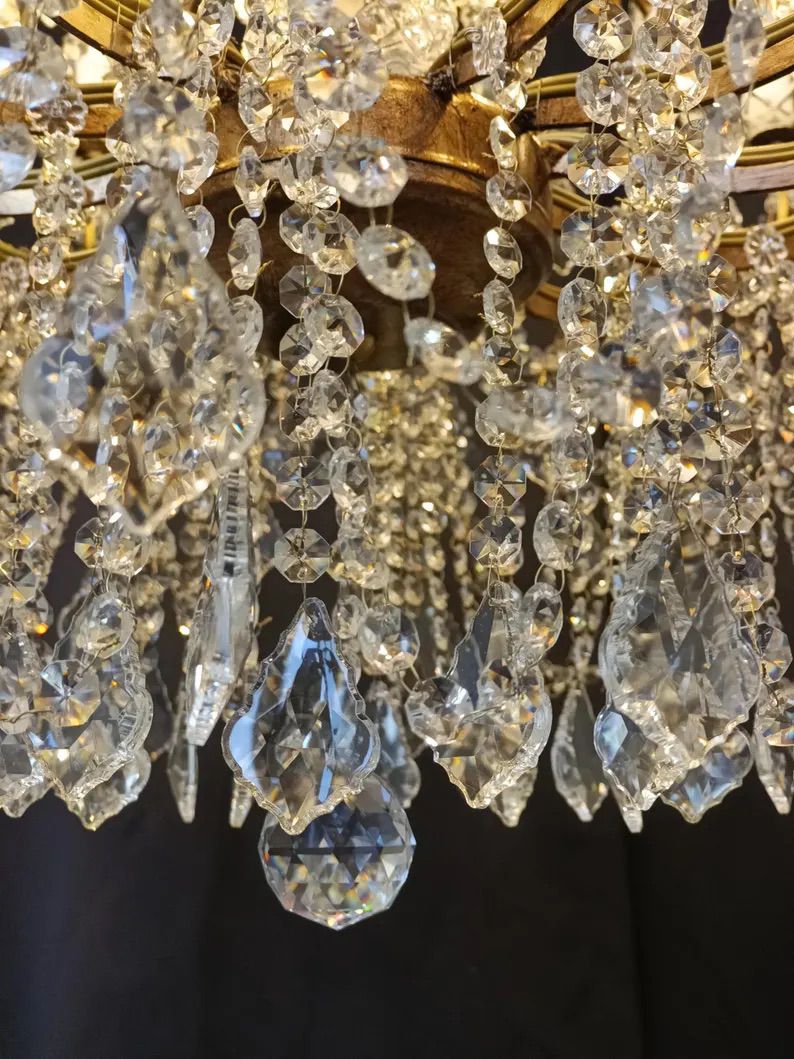 Handmade Crystal Chandelier – Italian Luxe Decor Image 