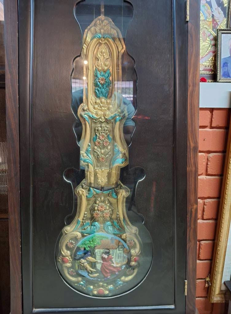 Automaton Pendulum Grandfather Clock | 19th Century French Antique | Image 