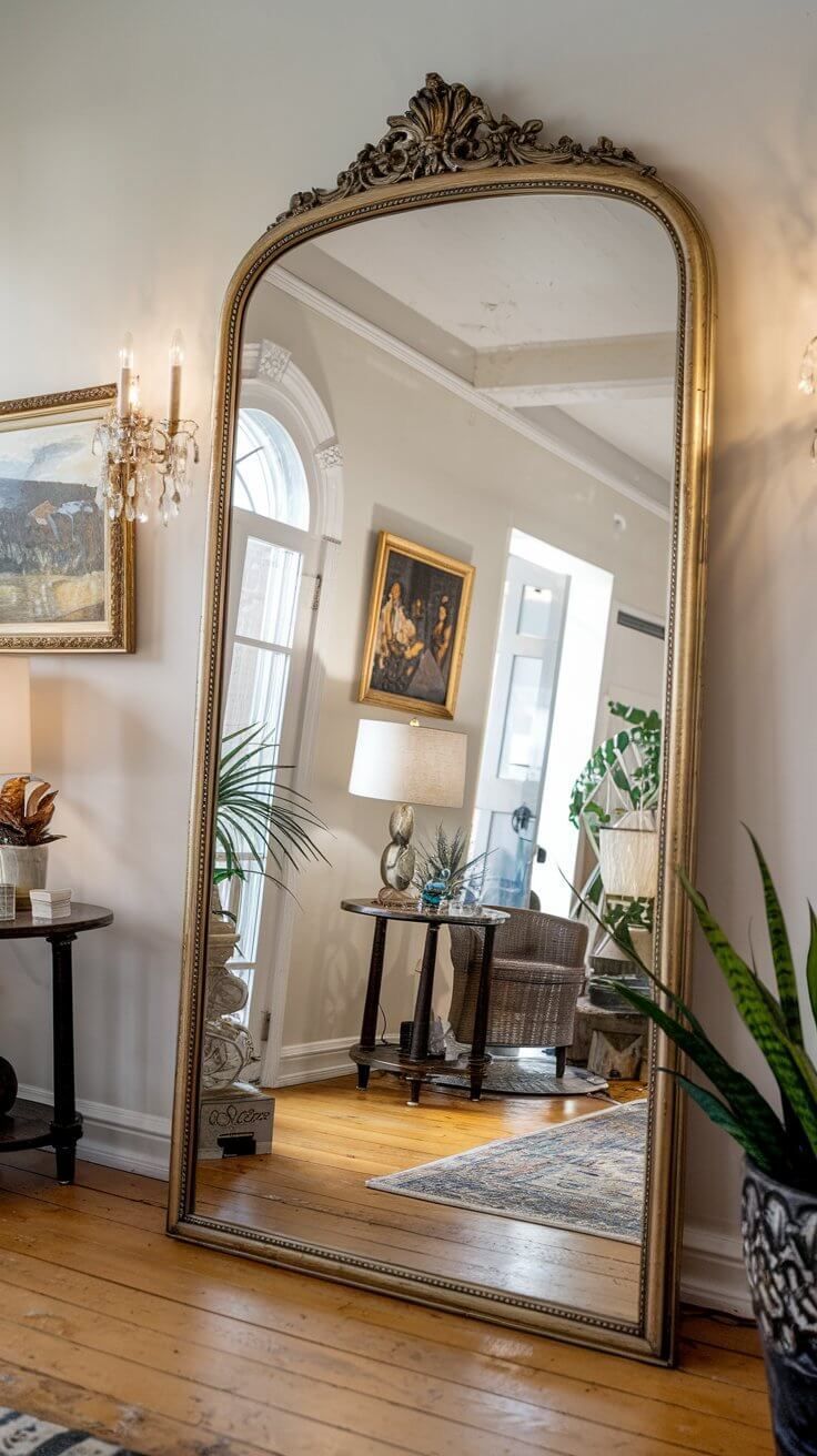 Vintage European Wall Mirror