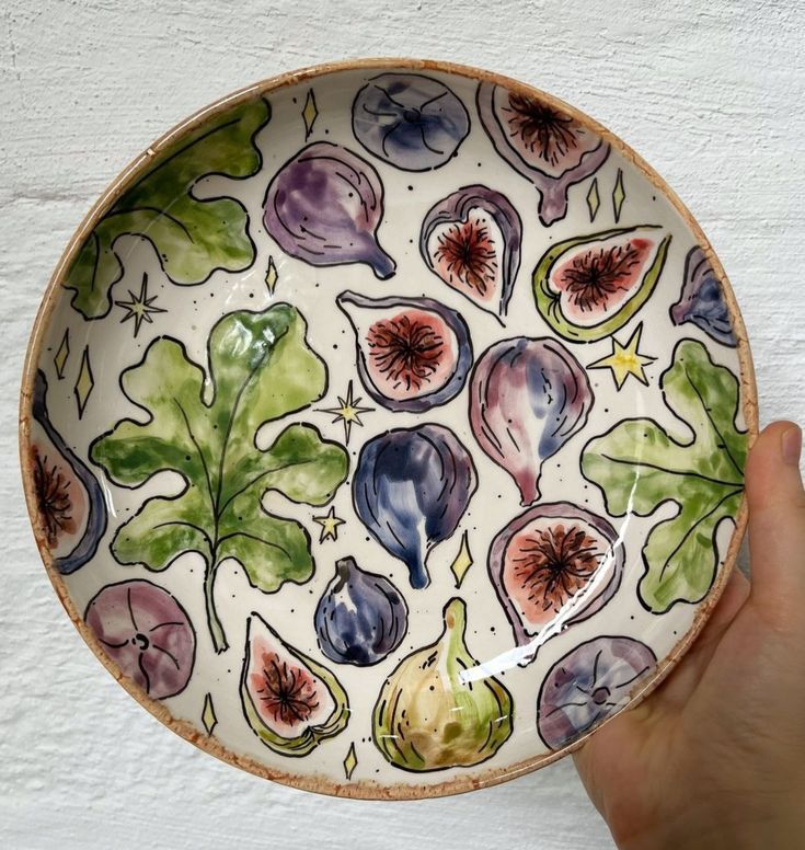 Summer Bloom Handmade Earthenware Dinner Plates – 11 Inch Luxury Artisan Tableware