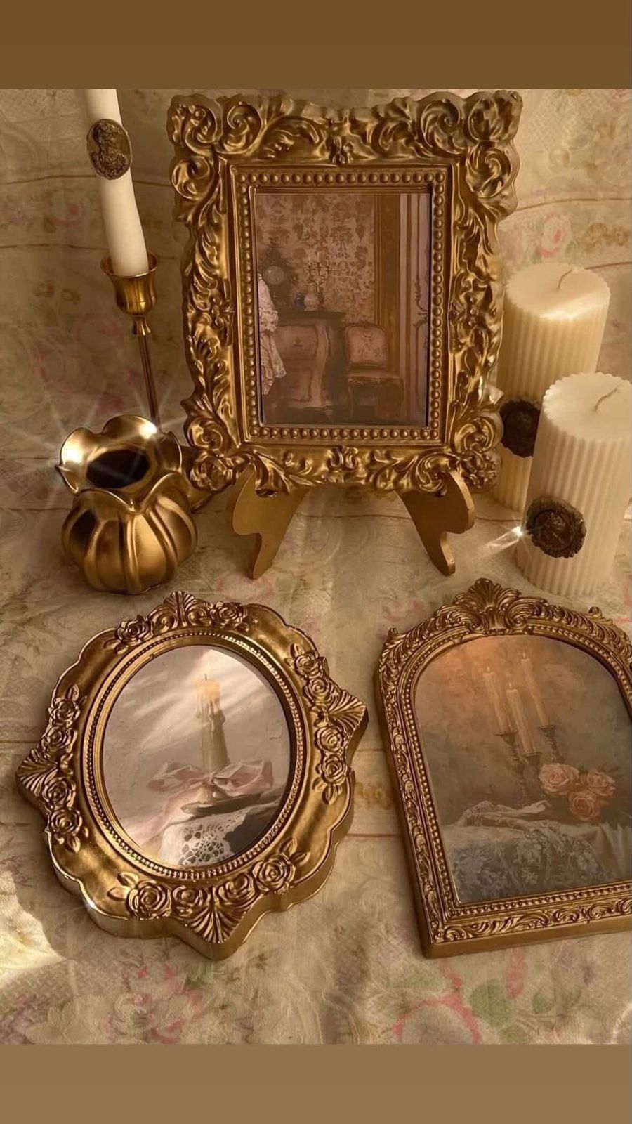 Small Vintage Wall Mirror Set – Handpicked Decorative Mirror Collection Image