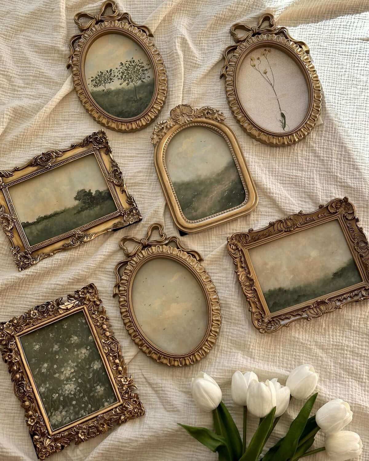 Small Vintage Wall Mirror Set – Handpicked Decorative Mirror Collection