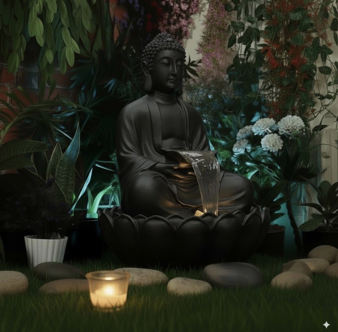 Zen Garden Fountain Image