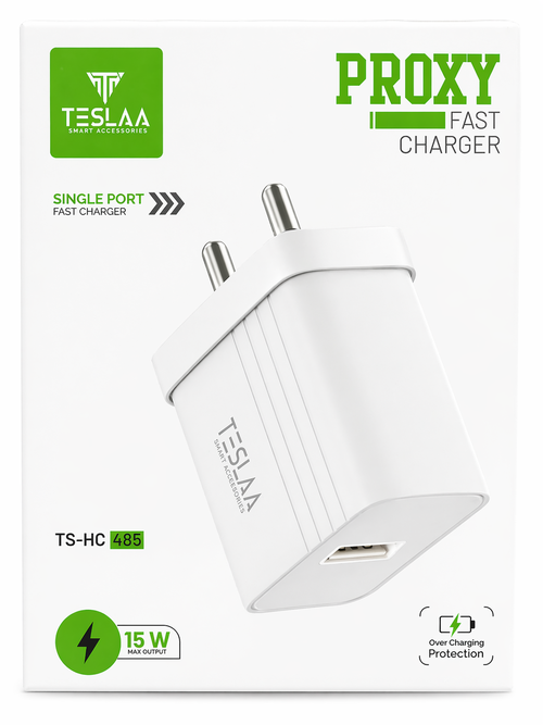 TESLAA Proxy Fast Charger – 15W | Single Port | Multi Protection Image