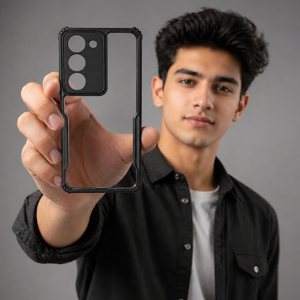 Black Eagle Back Cover for Realme P3X 5G | Slim Fit Hard Case Shockproof Designer Mobile Cover Image 