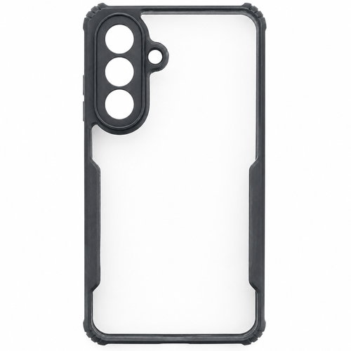 Samsung A36 5G Black Eagle Cover | Transparent Back Case with Shockproof Black Edges | Anti-Yellow Hard Back | Slim Fit | Camera Protection Case Image