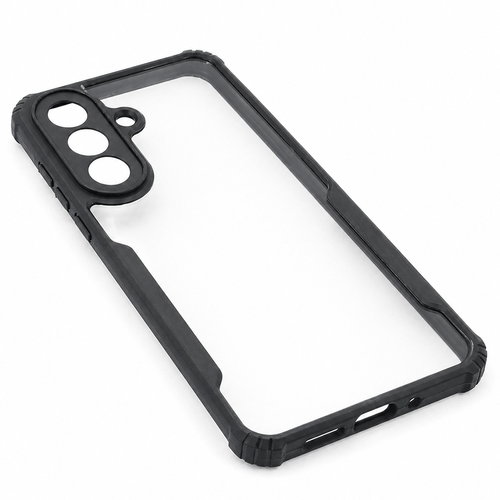 Samsung A36 5G Black Eagle Cover | Transparent Back Case with Shockproof Black Edges | Anti-Yellow Hard Back | Slim Fit | Camera Protection Case