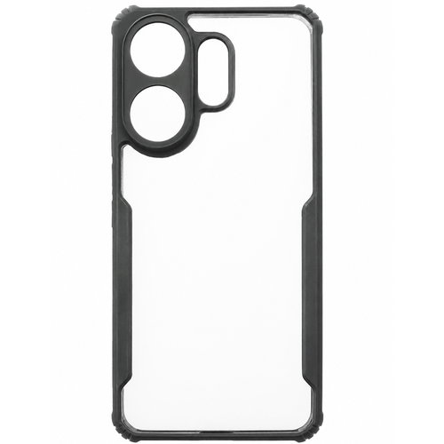 Vivo V60 5G / V60E 5G / T4 Pro 5G Black Eagle Cover | Transparent Back Case with Shockproof Black Edges | Anti-Yellow Hard Back | Slim Fit | Camera Protection Case Image