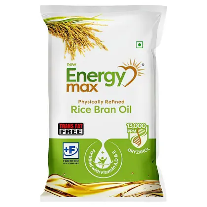 Energy Max Physically Refined Rice Bran Oil 805 g Image
