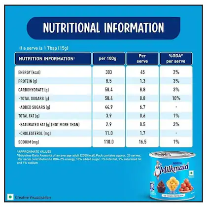 Nestle Milkmaid Condensed Milk 380 g (Tin)