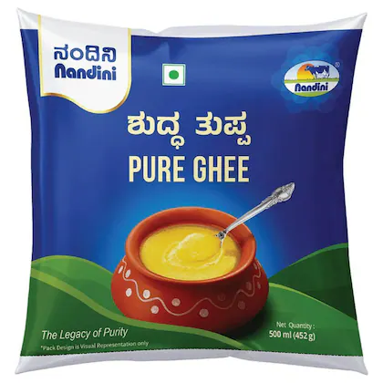 Nandini Pure Cow Ghee 500ml / 1Ltr Image