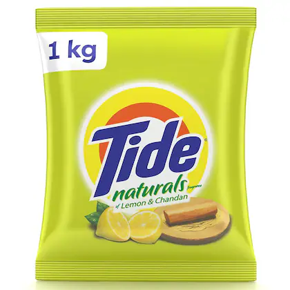 Tide Naturals Lemon & Chandan Detergent Powder 1 kg Image