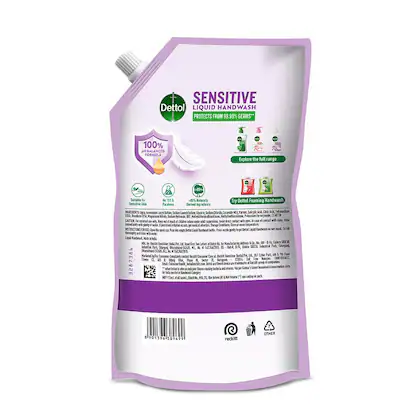 Dettol Sensitive Liquid Hand Wash Refill 675 ml