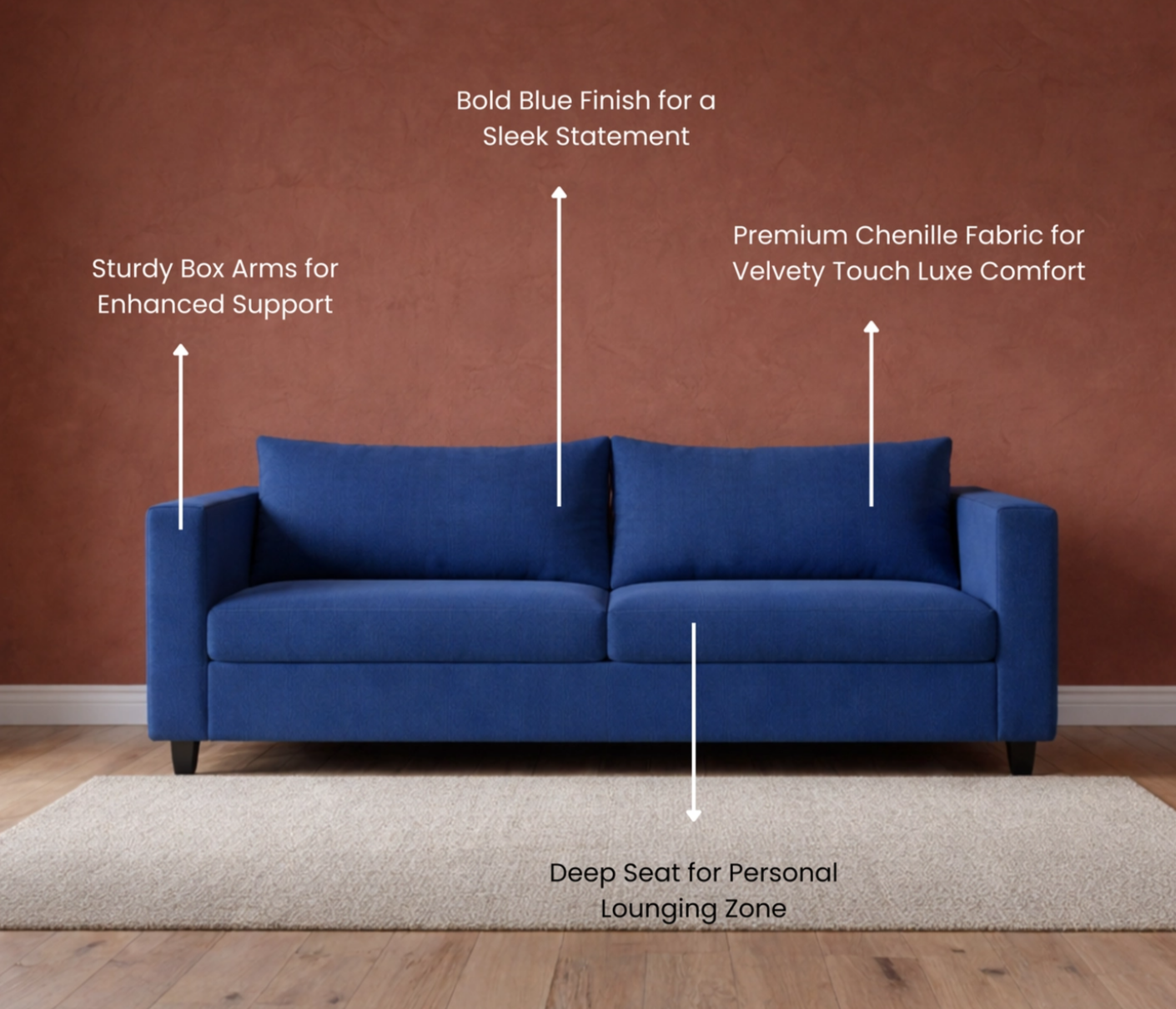 Felix fabric sofa Image