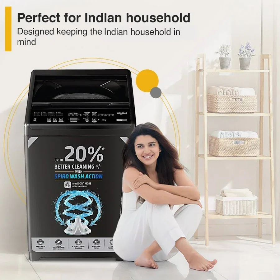 Whirlpool Magic Clean 7 KG Fully Automatic Top Load Washing Machine