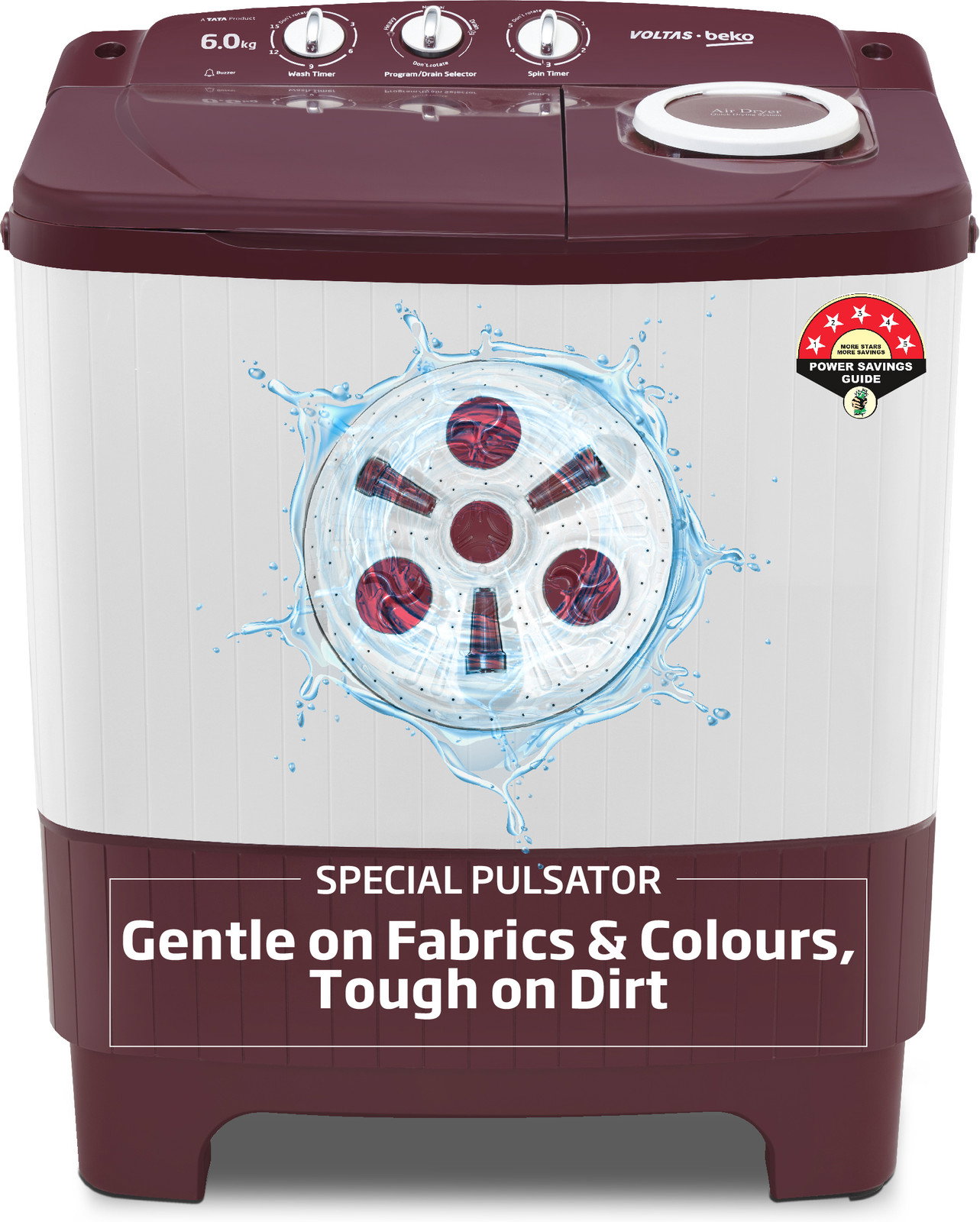 Voltas Beko 6 kg Semi Automatic Top Load  Image