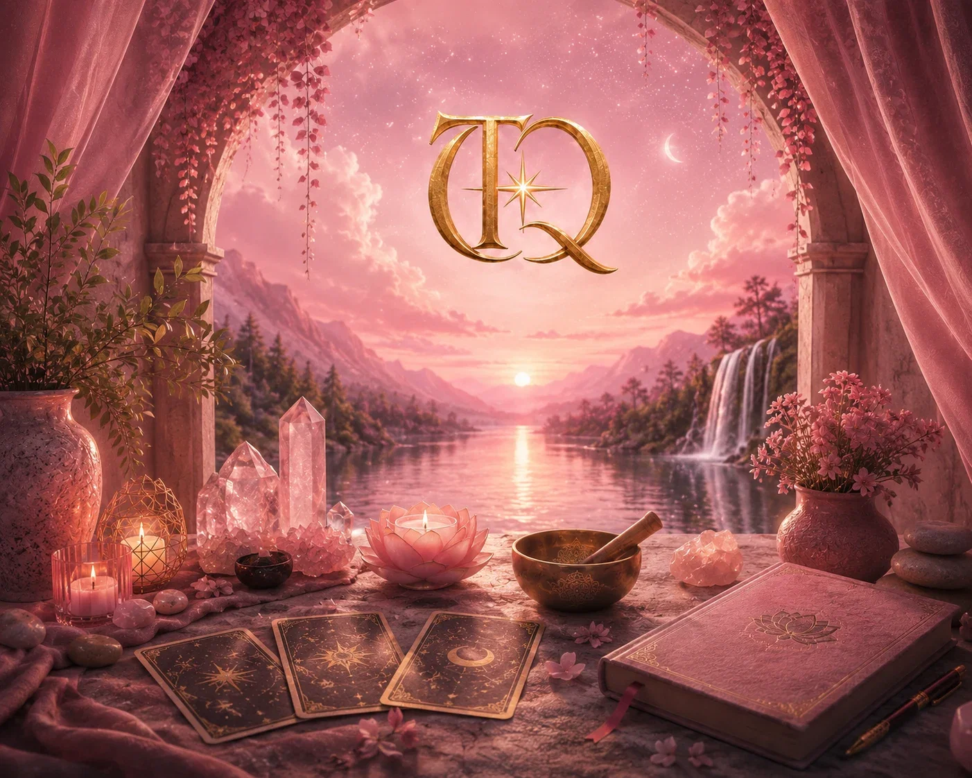 The Quiet Cosmos_Tarot_Pink