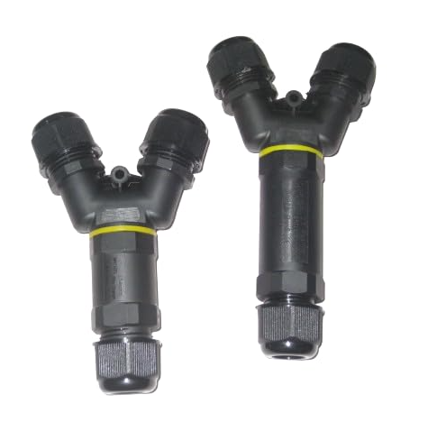 IP68 Y Type Waterproof Connector Image