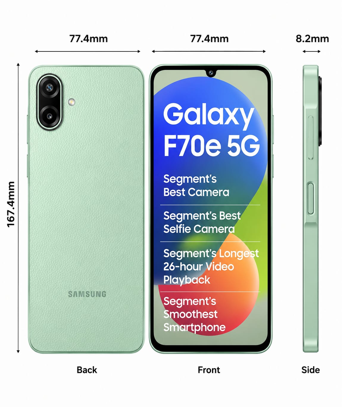 SAMSUNG GALAXY F70E 5G Image 