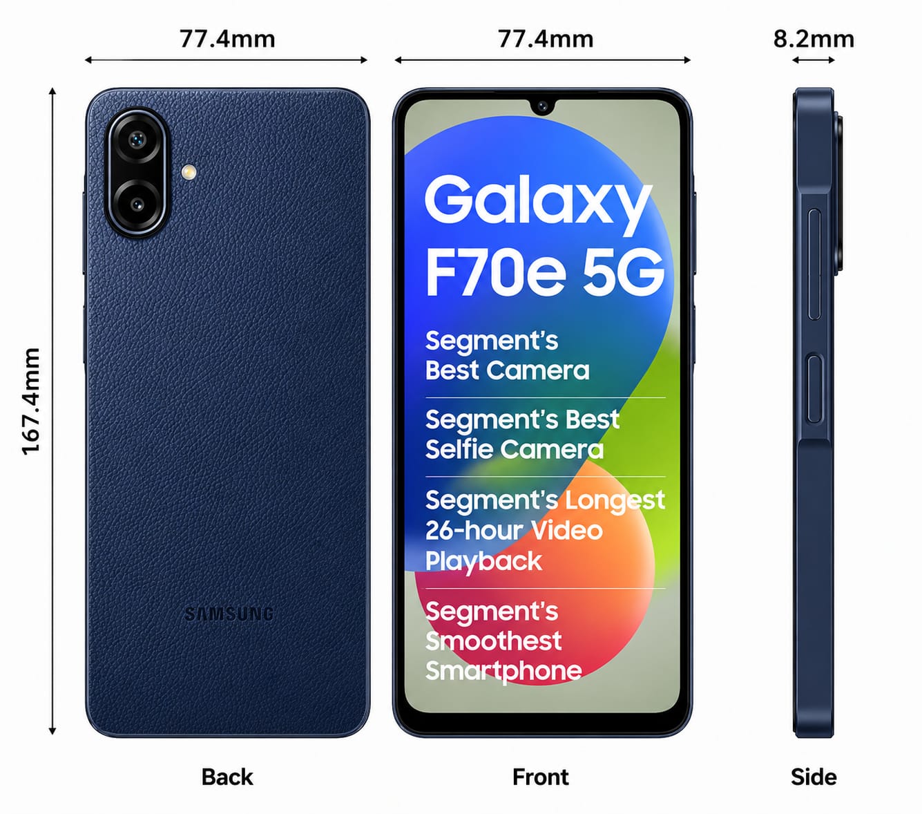 SAMSUNG GALAXY F70E 5G Image 