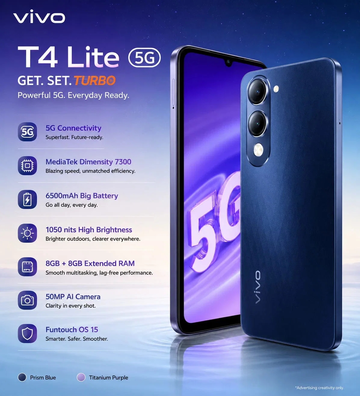 VIVO T4 LITE 5G Image