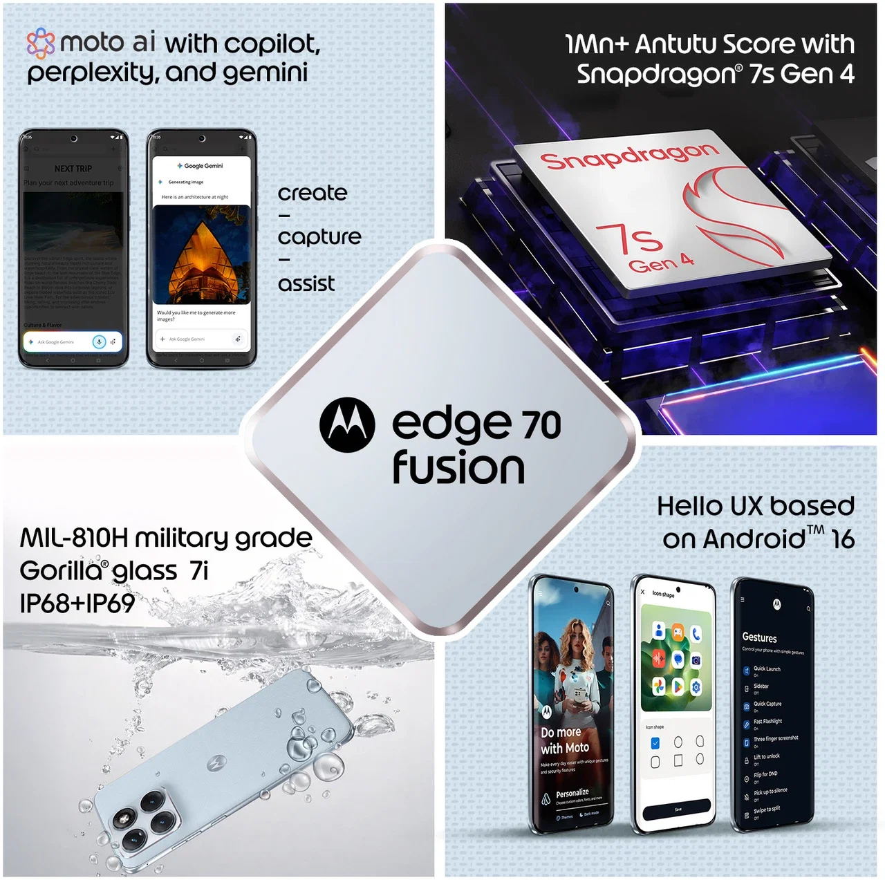 MOTOROLA EDGE 70 FUSION 5G Image 