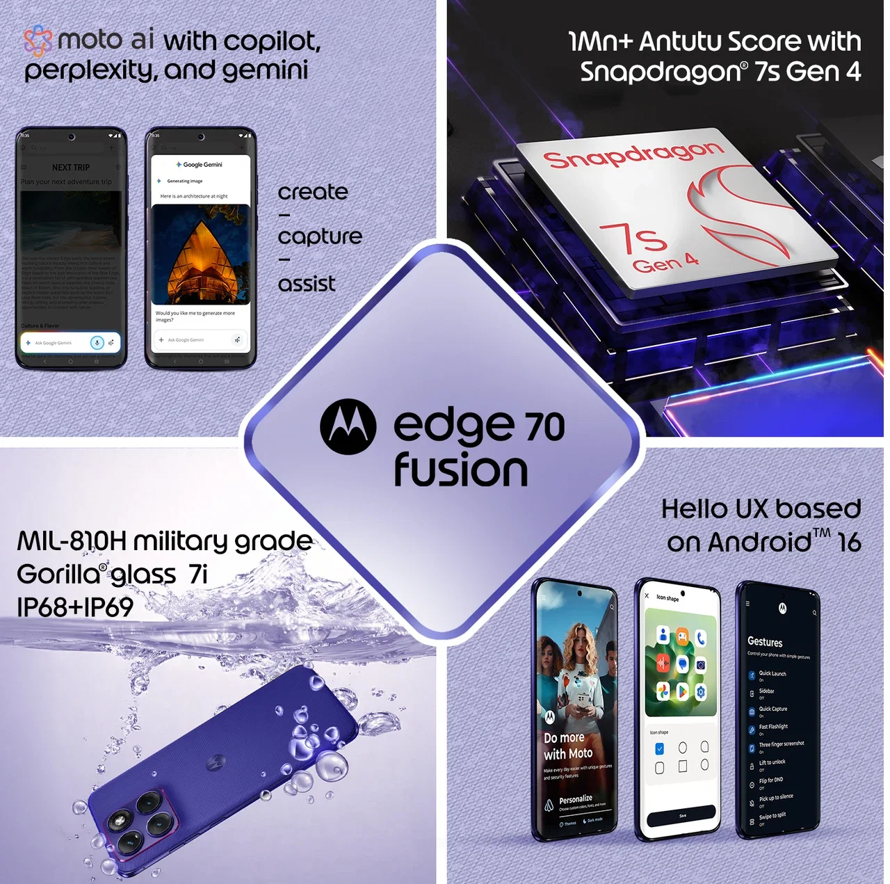 MOTOROLA EDGE 70 FUSION 5G Image 