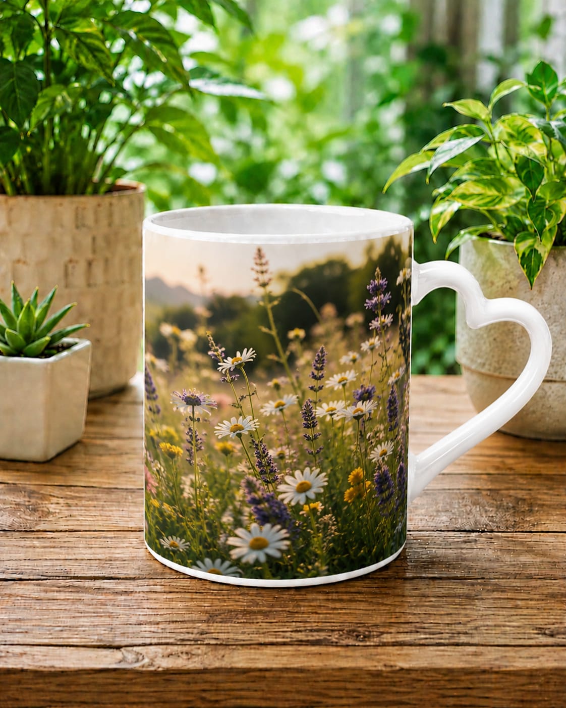 Heart Handle Mug Image 