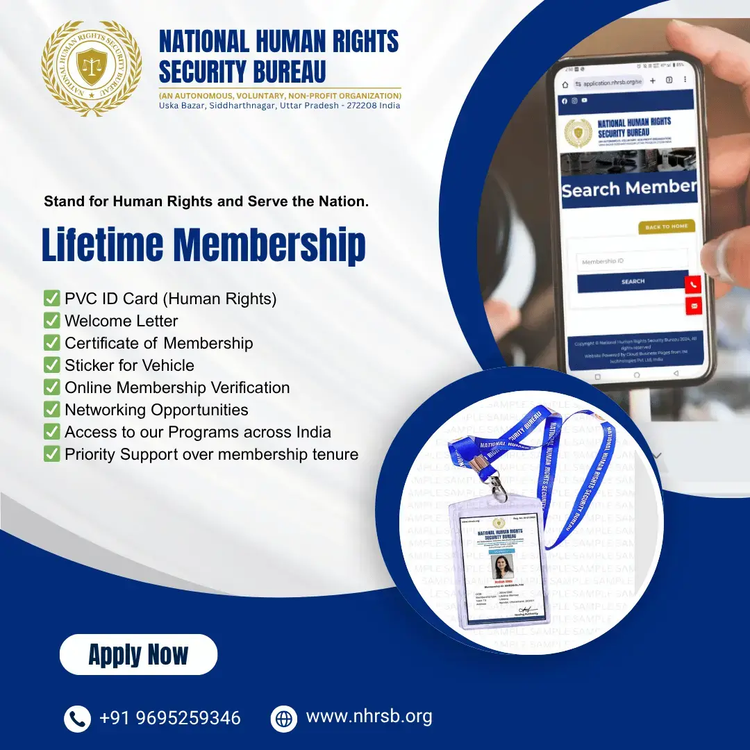 Lifetime membership nhrsb