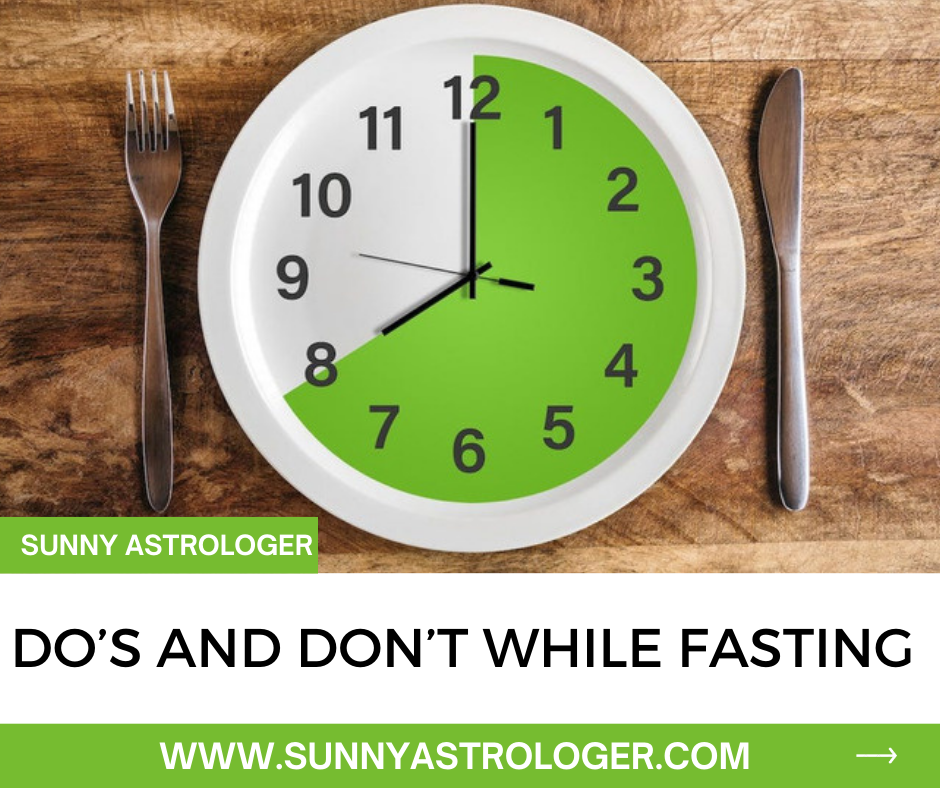 Do and Dont While Fasting 