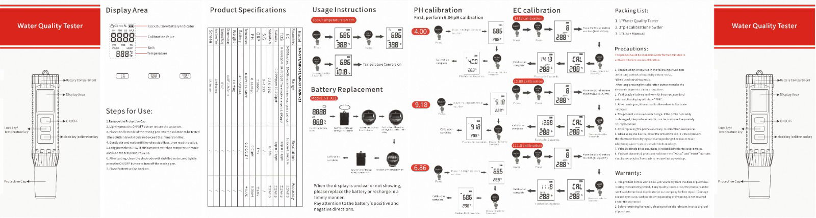 Water Test Pen 7+1 Image 