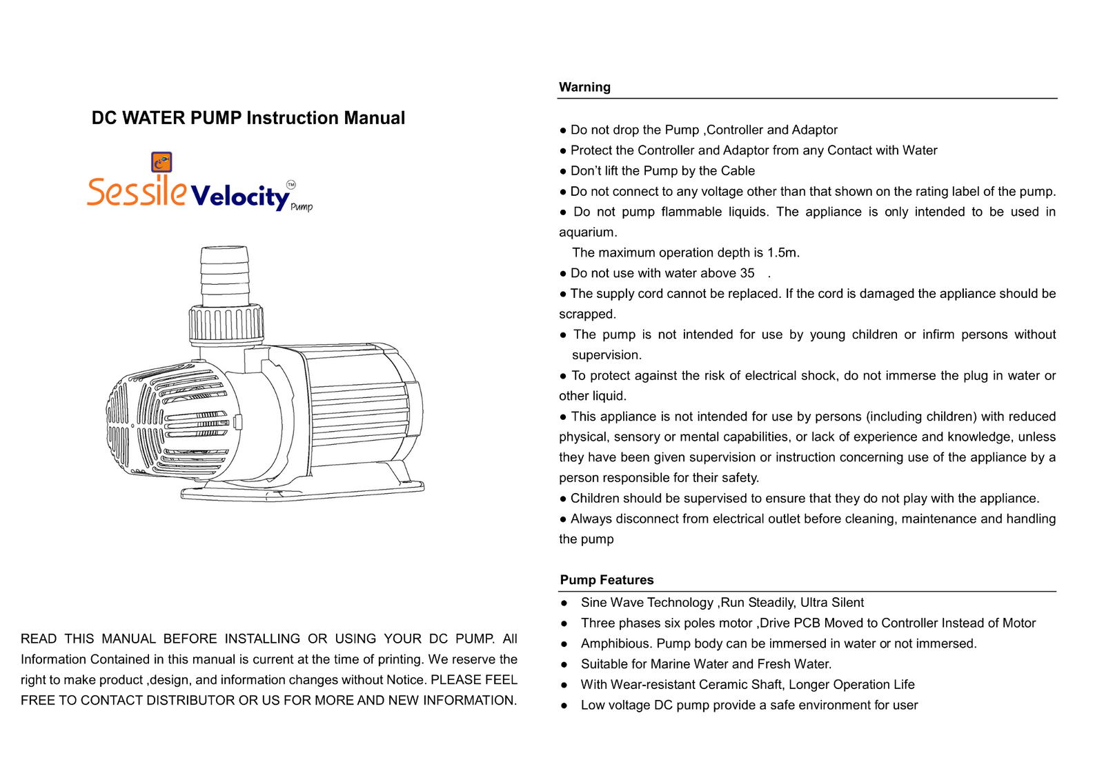 Sessile24 Velocity CAS-6000L Image 