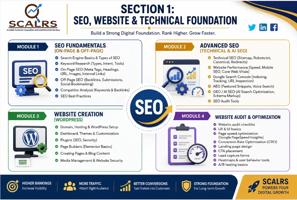 SCALRS SEO Course 1