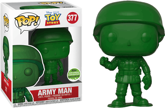 Army Man Eccc18 Exclusive Pop Vinyl Figure - Army Man Funko Pop | 1.5-3y Image