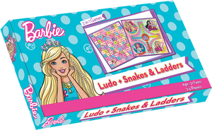 Ludo Snakes And Ladders - Barbie Board Games  Image