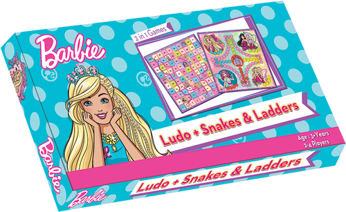 Ludo Snakes And Ladders - Barbie Board Games  Image