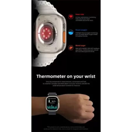 i8 Pro Max Touch Screen Bluetooth Smartwatch Image 