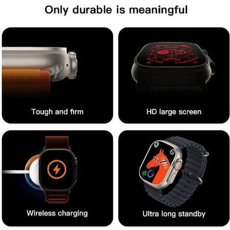 T900 Ultra Smartwatch (Orange) Image 