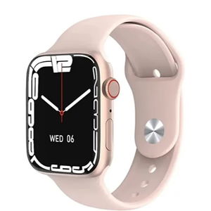 T20 Promax Smartwatch (Pink) with double pair straps with different design Image