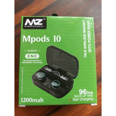 MZ Mpods 10 (Wireless Earbuds) Image 