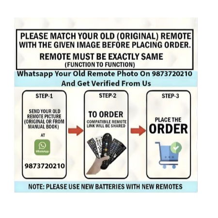Hathway Compatible Set-Top Box Remote | Free 2 Cell(Battery)