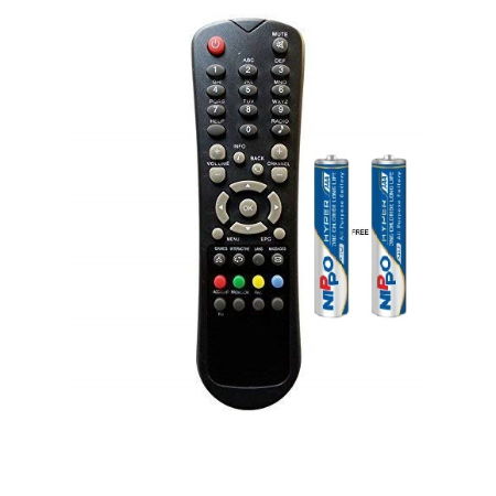 Hathway Compatible Set-Top Box Remote | Free 2 Cell(Battery) Image