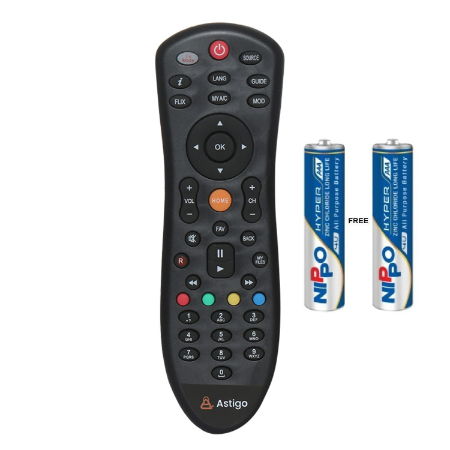 Dish TV Unbreakable Remote Control | Free 2 Cell(Battery) Image
