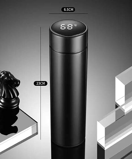 Stainless Steel Temperature Water Bottle Thermos Image 