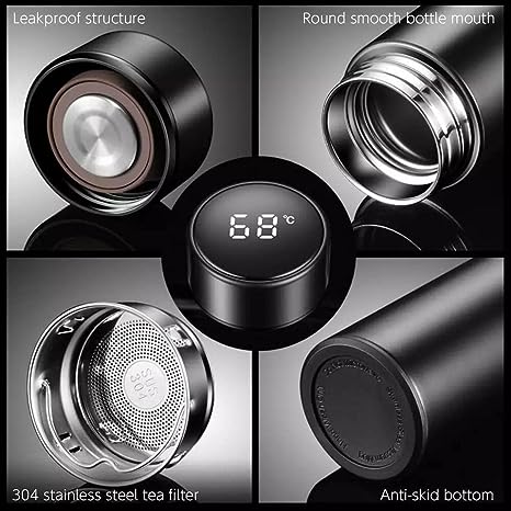 Stainless Steel Temperature Water Bottle Thermos Image 