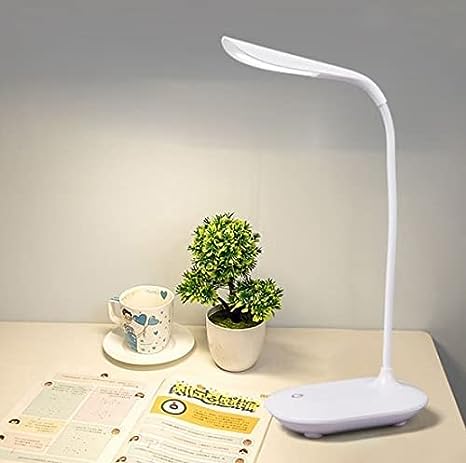 Plastic Battery Operated Table Lamp For Study Led Light Image